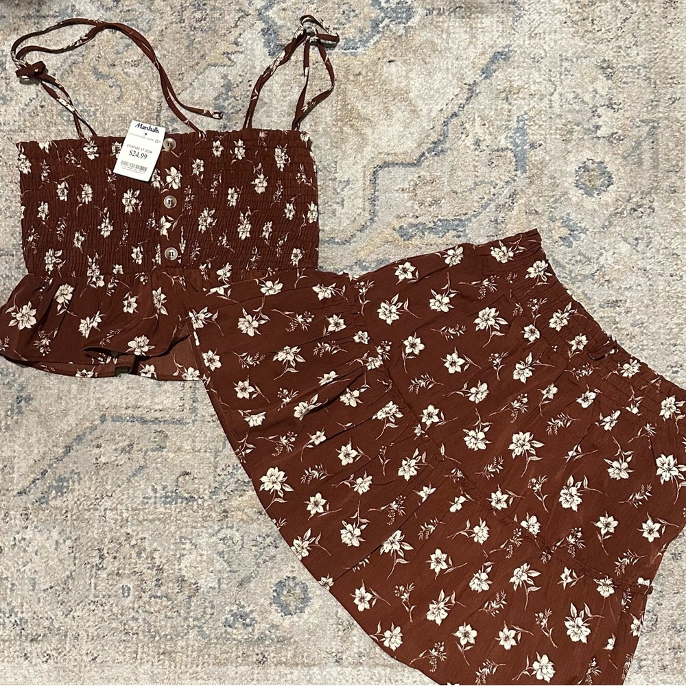 2 piece skirt set